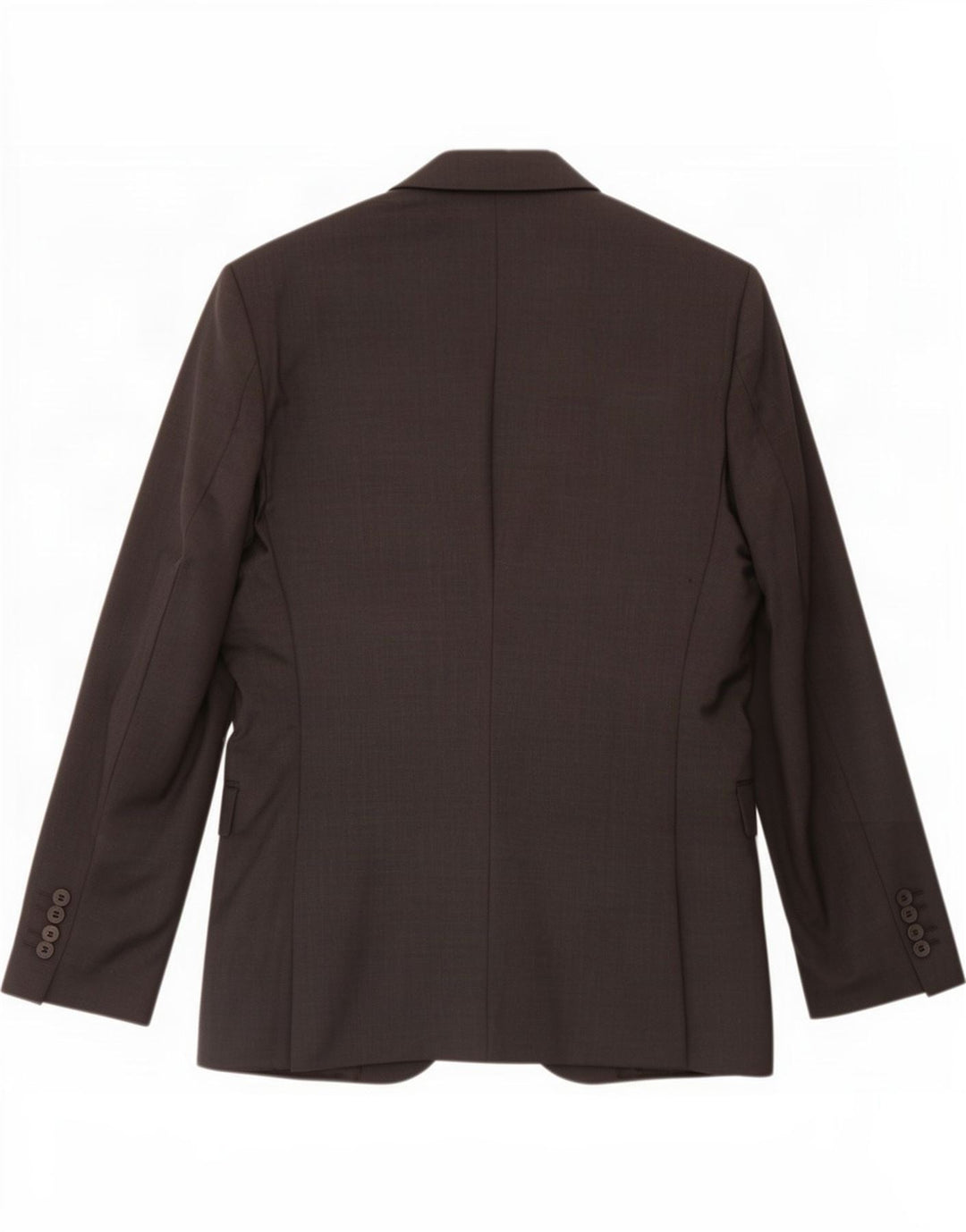 Jaqueta Blazer Masculina Hugo Boss com 2 Botões EU 48 Lã Preta Média