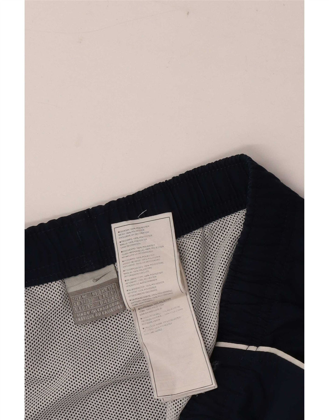 Shorts esportivos Nike masculinos Graphic Regular médio azul marinho poliéster esportivo