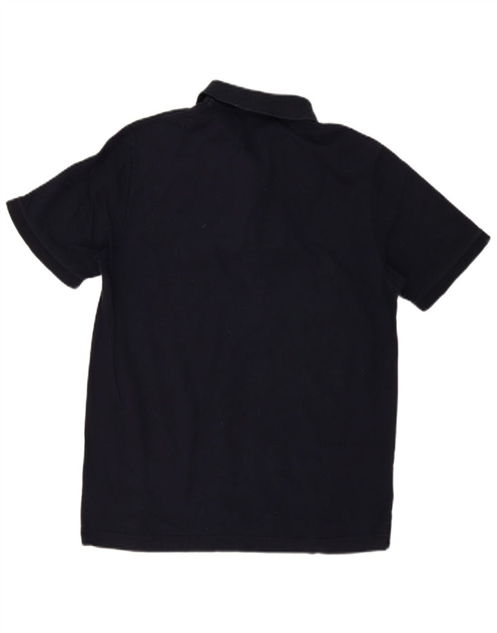 Camisa polo masculina Sergio Tacchini IT 50 algodão azul marinho médio