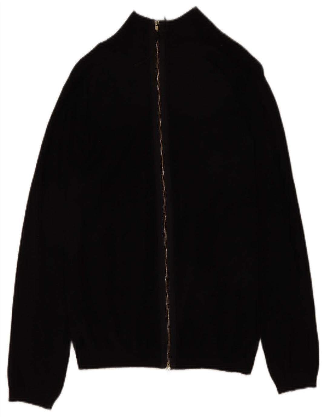 Suéter cardigã feminino Zara Reino Unido 14 grande viscose preta