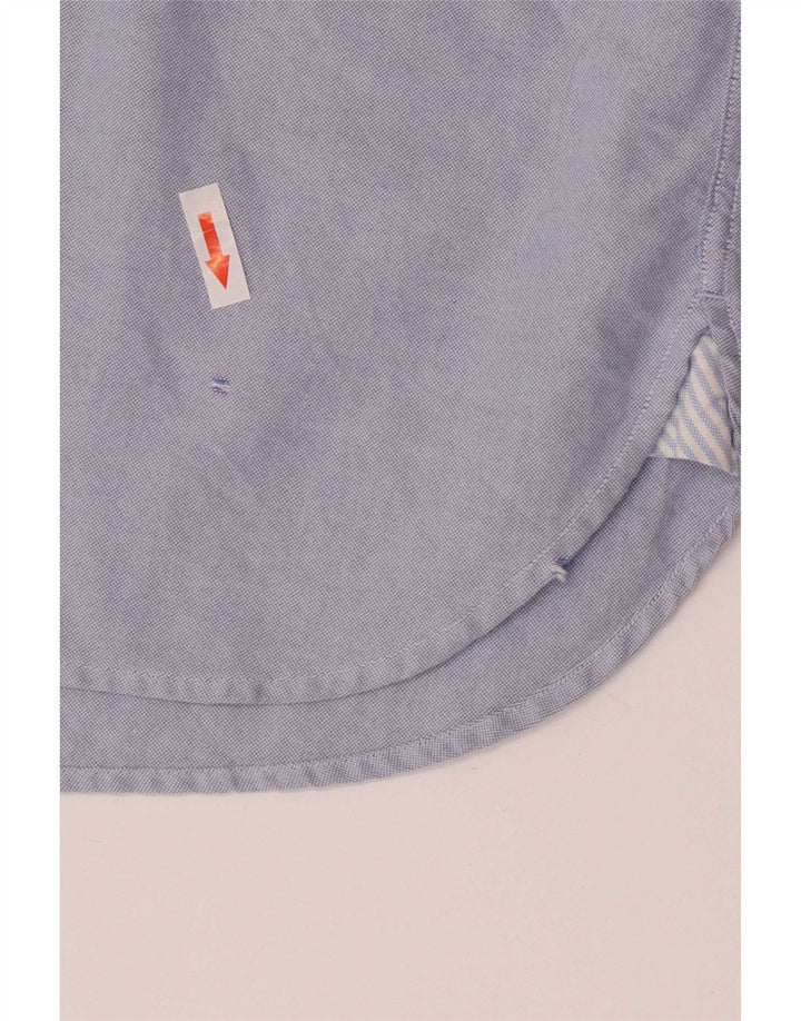 Camisa masculina Tommy Hilfiger Regular Fit grande algodão azul