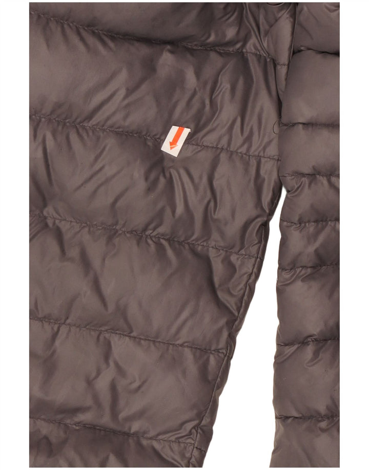 Jaqueta acolchoada com capuz feminina Kangaroos UK 18 XL cinza poliamida