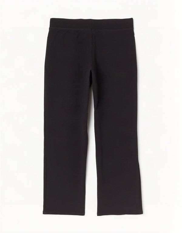 Calça de treino feminina Marks & Spencer Reino Unido 16 grande algodão preto