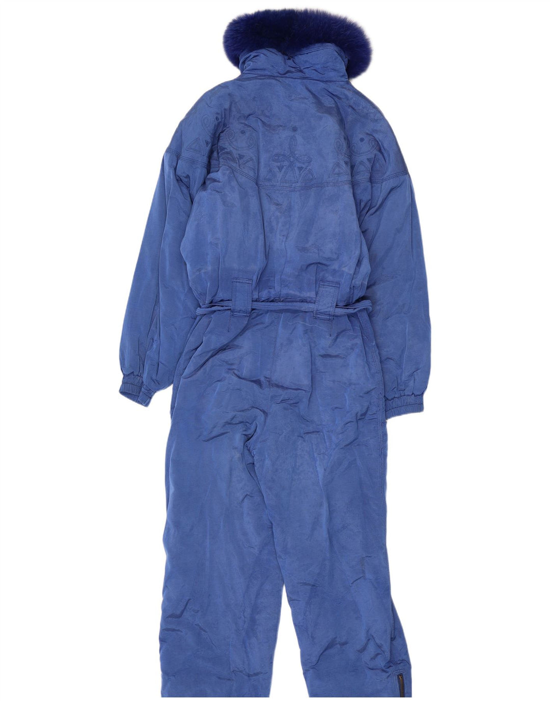 Macacão de esqui feminino Colmar IT 46 grande azul geométrico