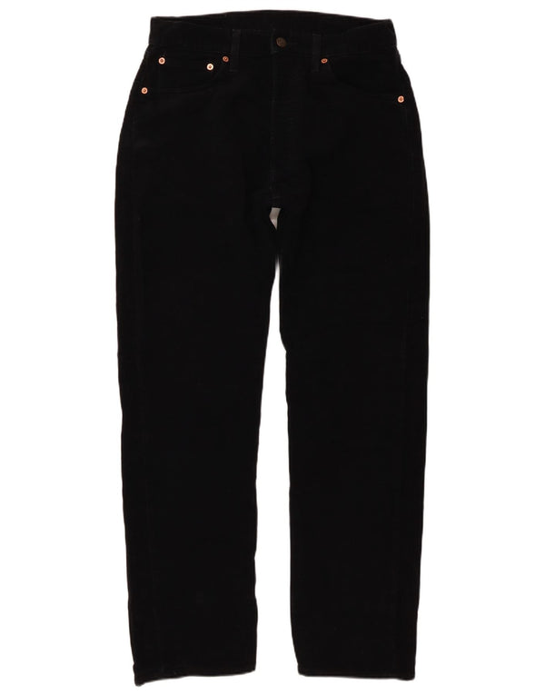 Levi's Masculino 551 Straight Jeans W32 L30 Algodão Preto