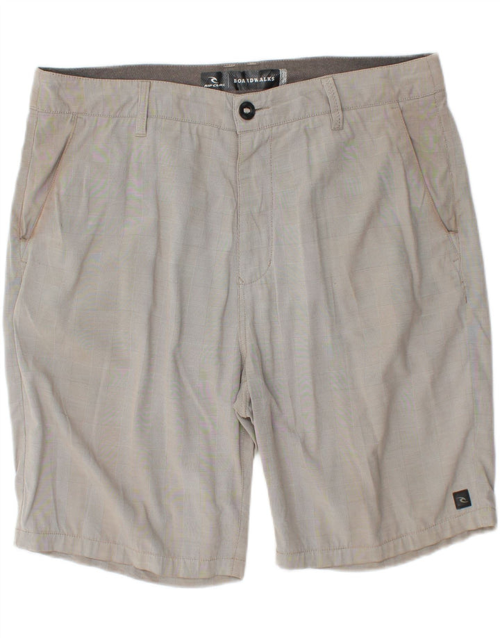 Shorts Chino Masculino RIP CURL W38 XL Cinza Xadrez