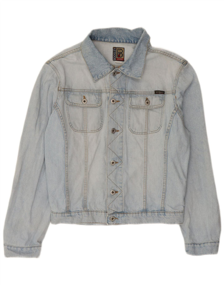 Jaqueta jeans masculina Boosley UK 38 azul médio