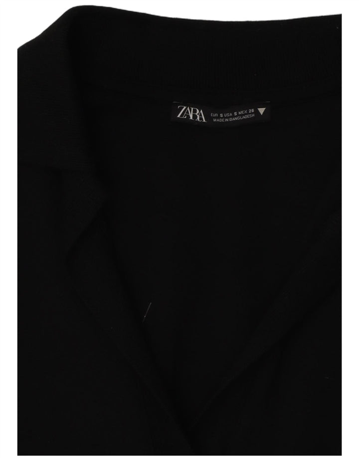 Vestido polo feminino ZARA UK 10 pequeno preto