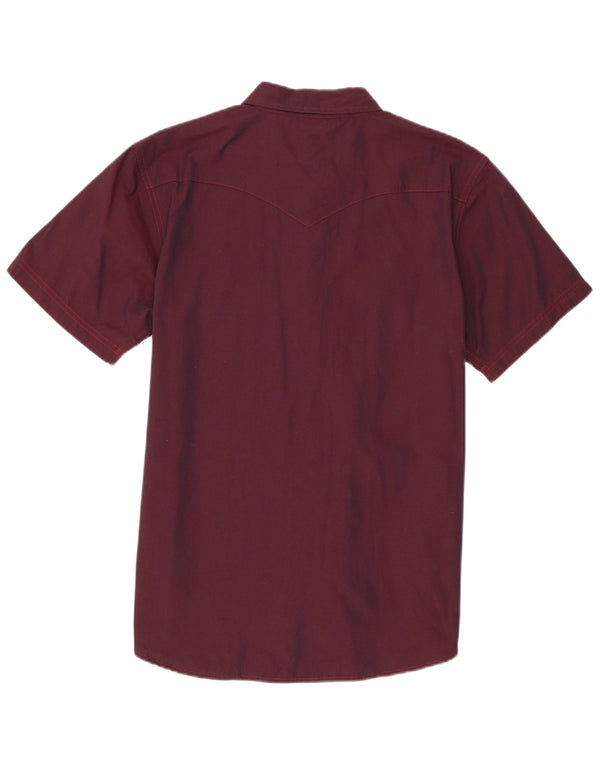 Camisa masculina de manga curta Levi's grande algodão marrom