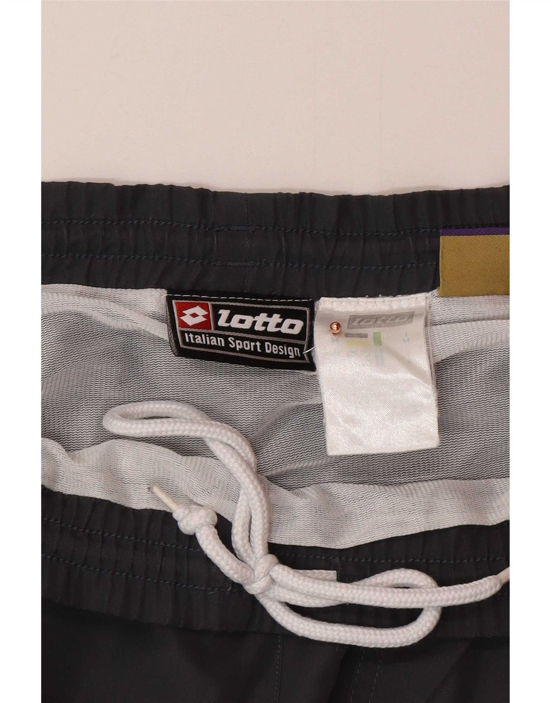 Shorts de natação masculino Lotto UK 44/46 2XL poliéster cinza