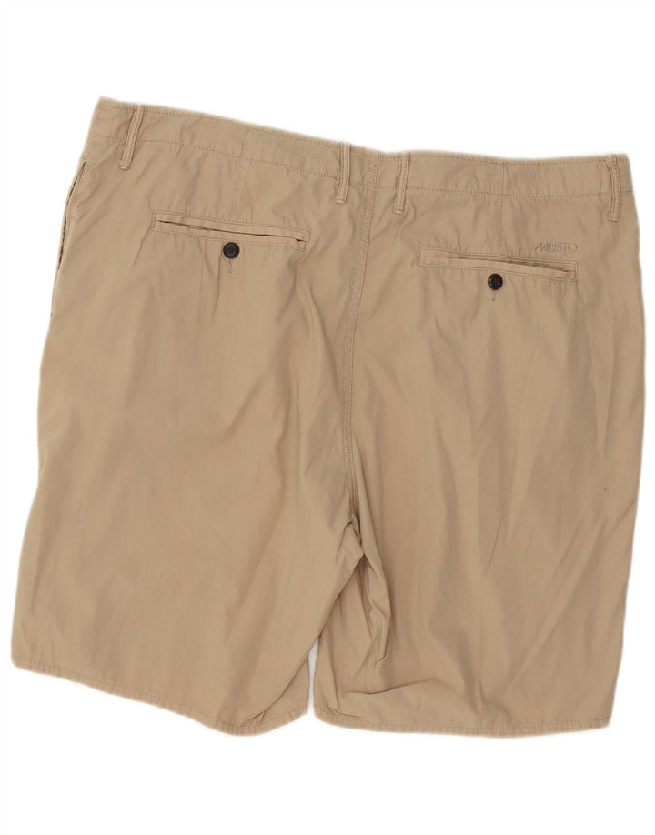 Musto Mens Chino Shorts W40 XL Algodão Bege