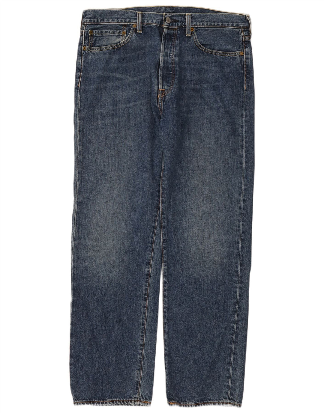 Levi's Masculino 562 Straight Jeans W34 L32 Azul Algodão