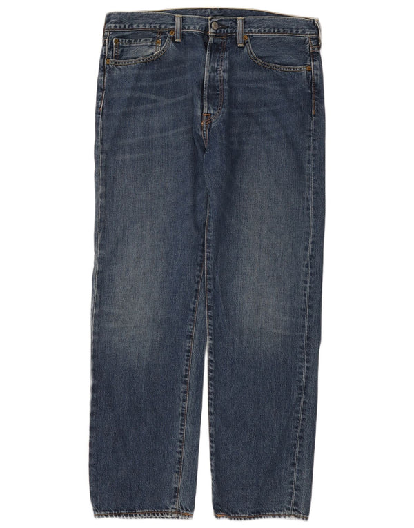 Levi's Masculino 562 Straight Jeans W34 L32 Azul Algodão