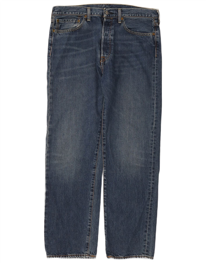 Levi's Masculino 562 Straight Jeans W34 L32 Azul Algodão