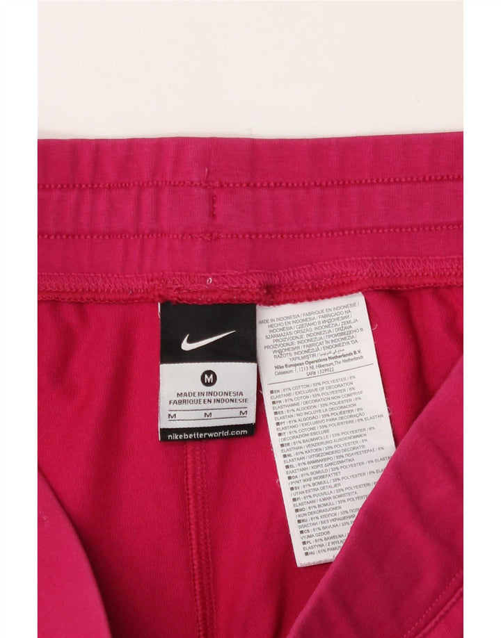 Shorts esportivos femininos Nike UK 14 médio rosa algodão