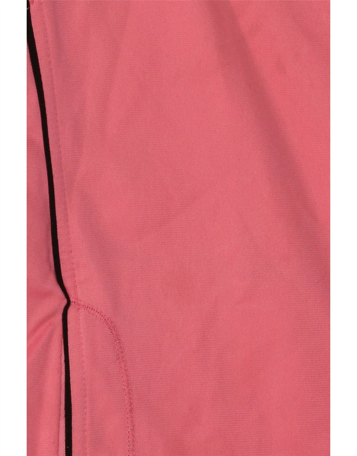 Jaqueta feminina de treino Brugi UK 16 grande poliéster rosa