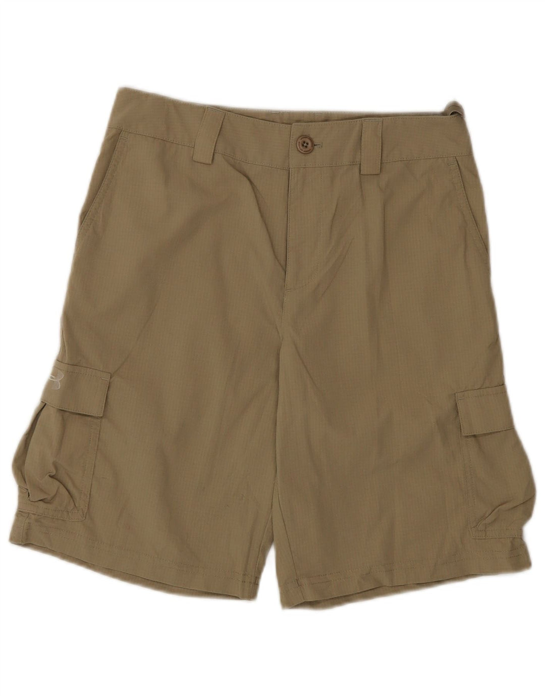 UNDER ARMOUR Meninos Cargo Shorts 11-12 Anos Grande W28 Bege