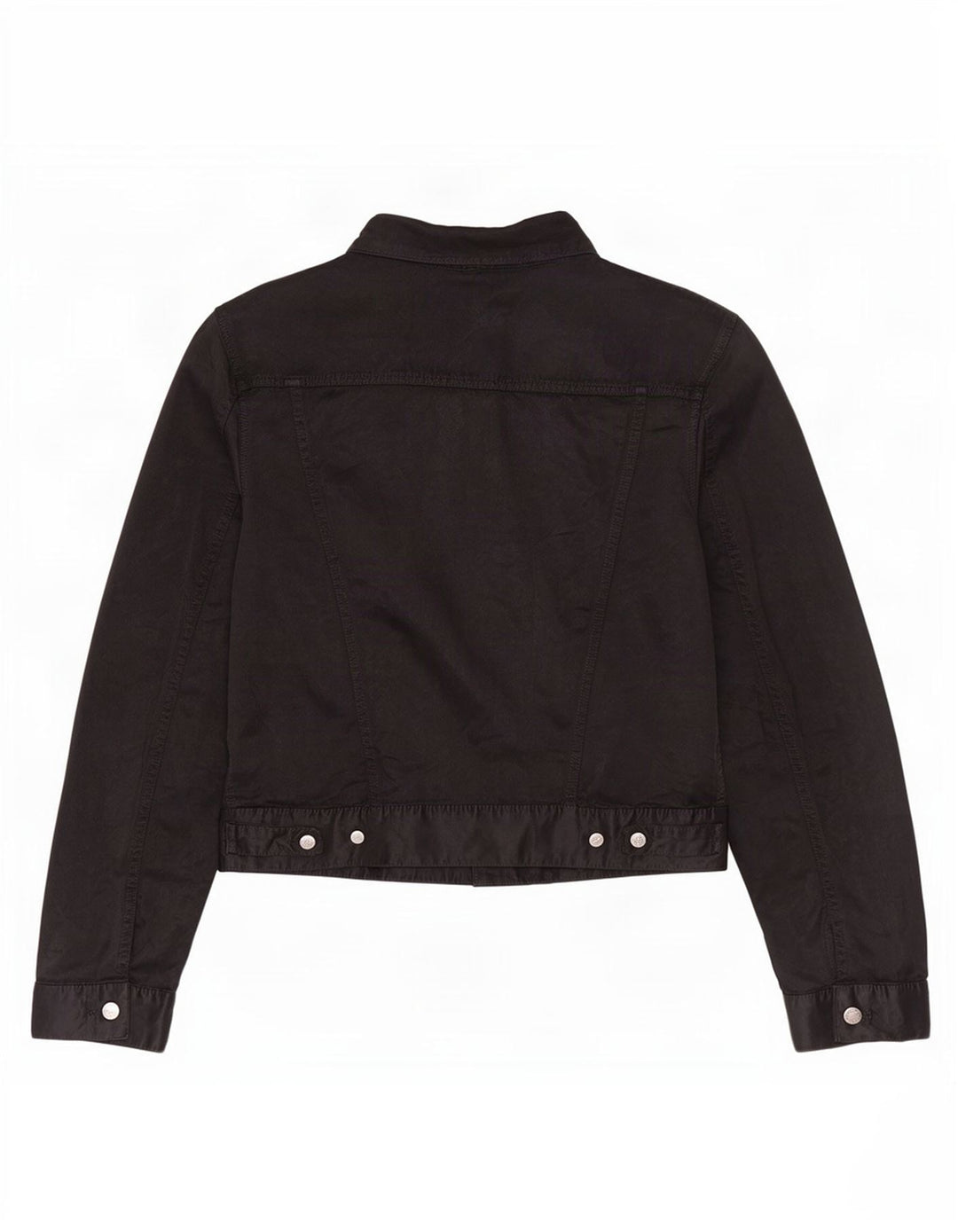 Jaqueta utilitária feminina Diesel UK 18 XL algodão preto