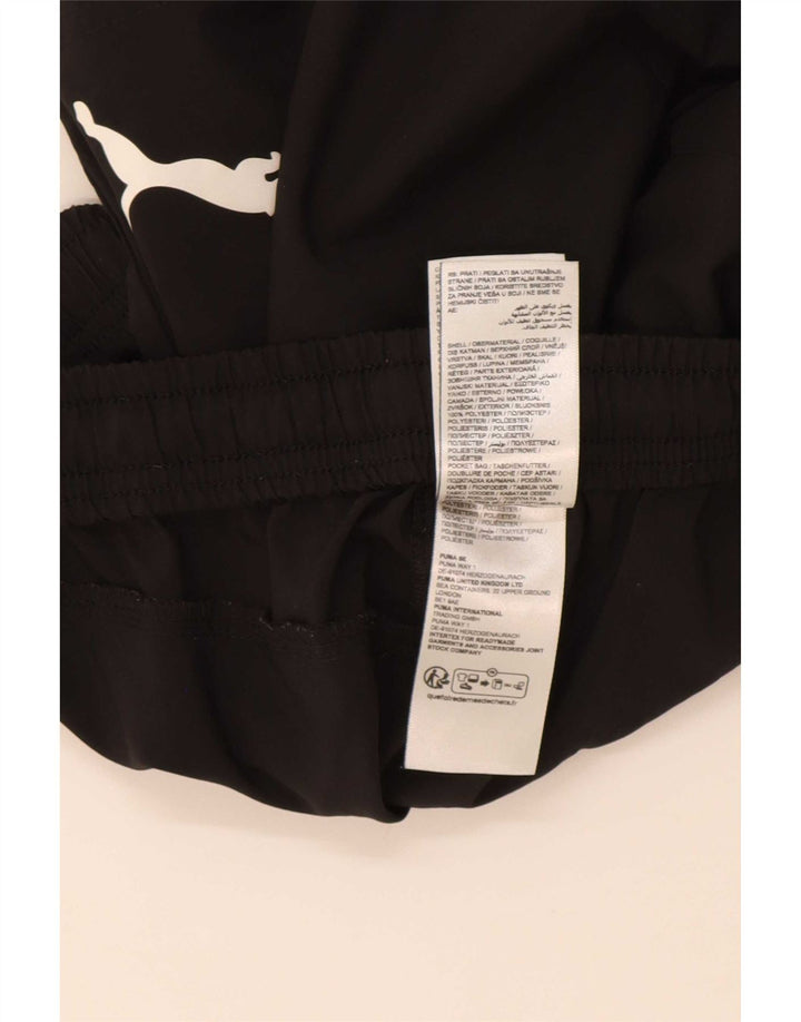 Shorts esportivos Puma meninos 15-16 anos preto poliéster