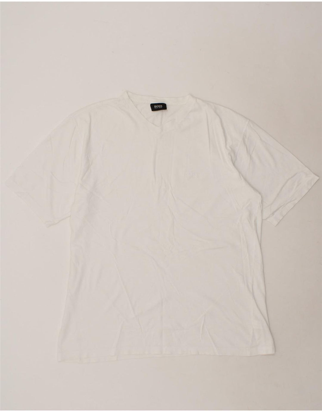 BOSS ORANGE Mens T-Shirt Top 2XL White Cotton Vintage Boss Orange and Second-Hand Boss Orange from Messina Hembry 