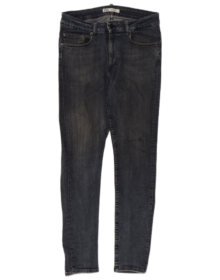 Zara Jeans Skinny Masculino EU 40 Médio W31 L30 Azul