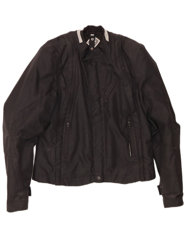 Jaqueta Tucano Urbano Mens Racer UK 36 Pequeno Poliéster Preto