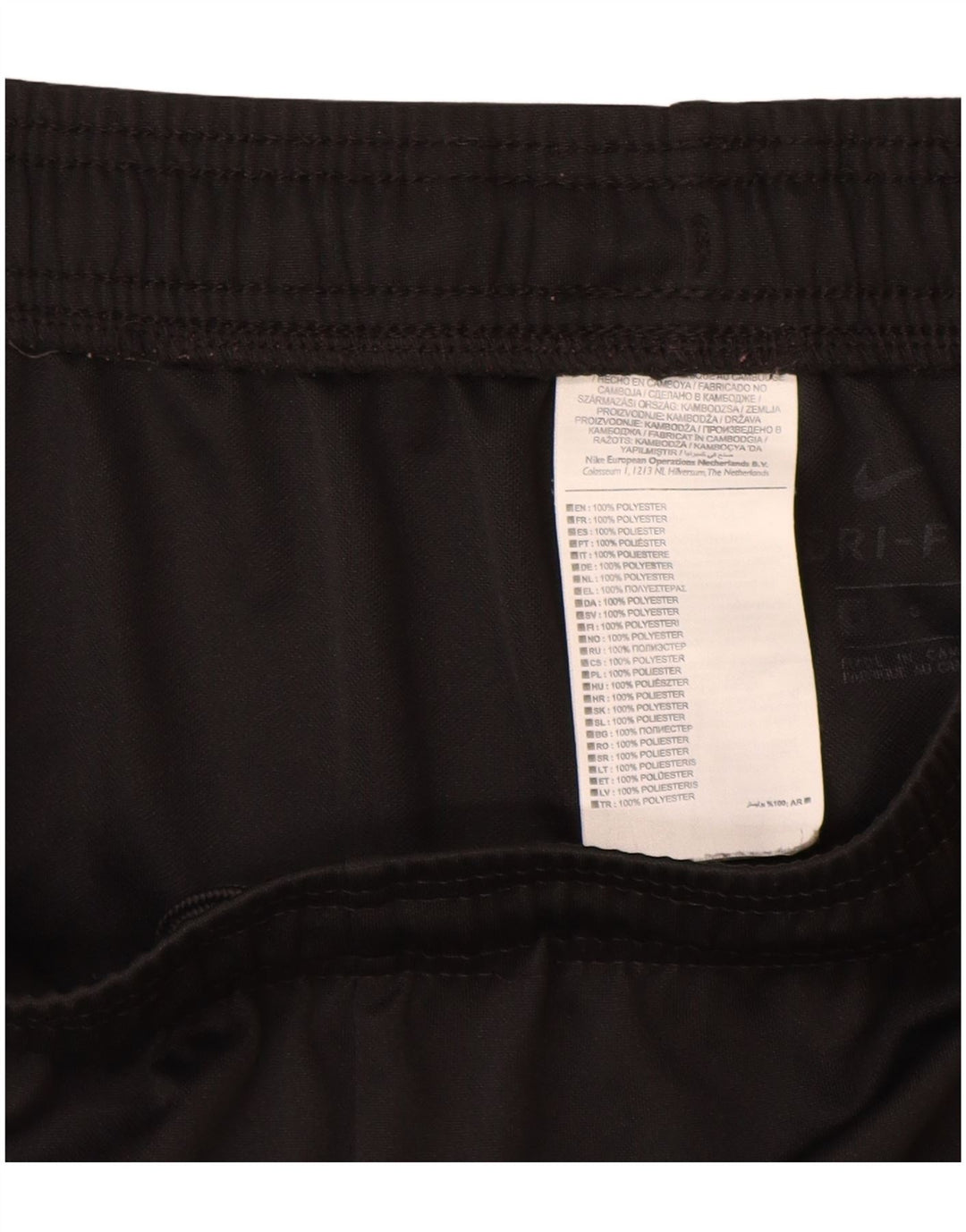 Nike Mens Dri Fit Sport Shorts Grande Poliéster Preto