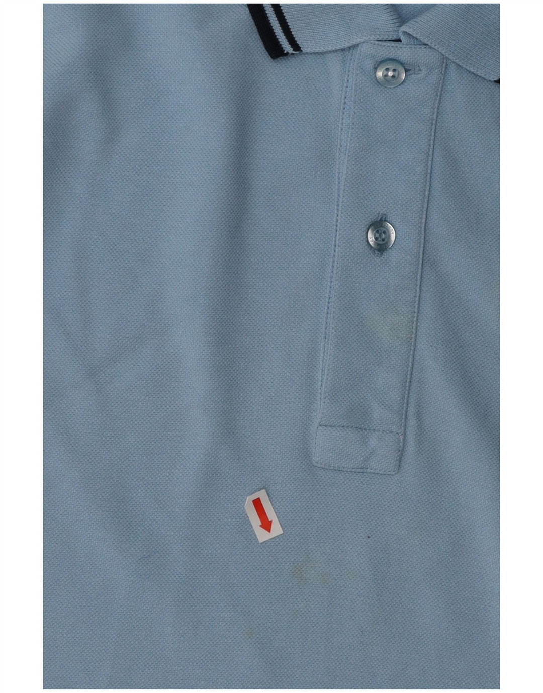 Camisa polo masculina FRED PERRY algodão azul médio