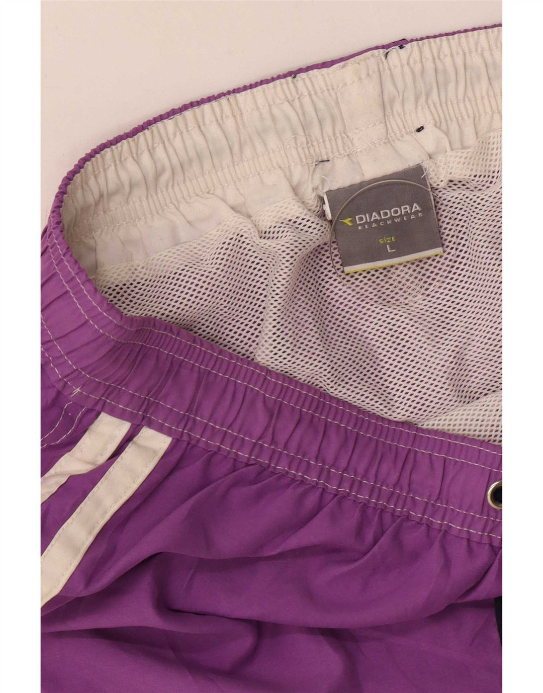 Shorts de natação masculino Diadora grande poliéster roxo