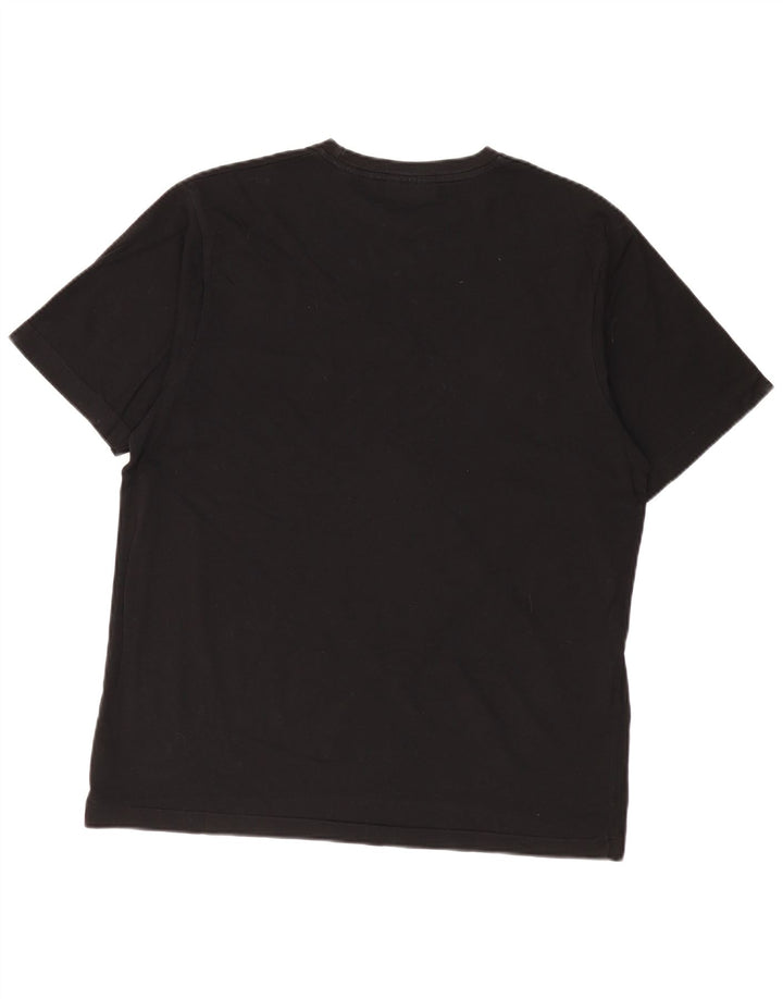 Camiseta masculina DKNY grande algodão preto