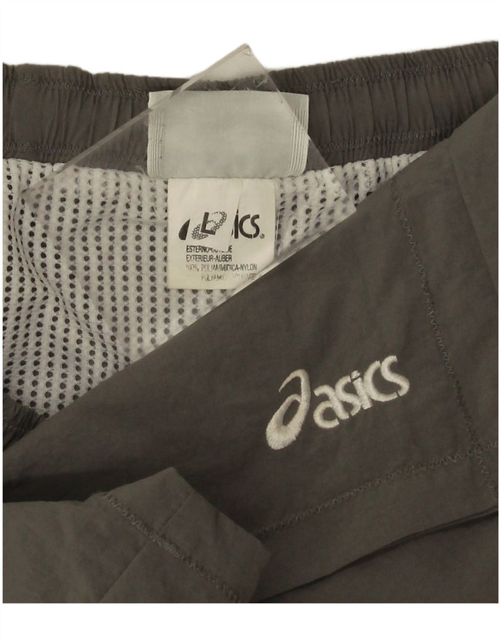 Shorts esportivos masculinos Asics grande cinza poliamida