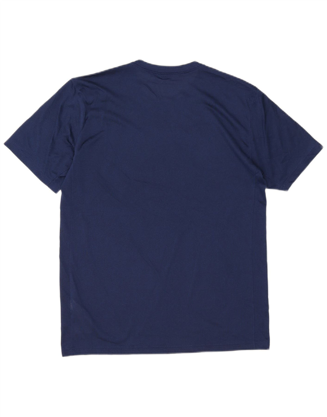 Camiseta Nike Masculina Dri Fit Graphic Top Médio Azul Marinho Poliéster