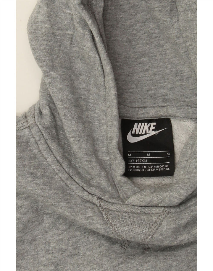 Jumper com capuz Nike Boys 10-11 anos cinza médio manchado