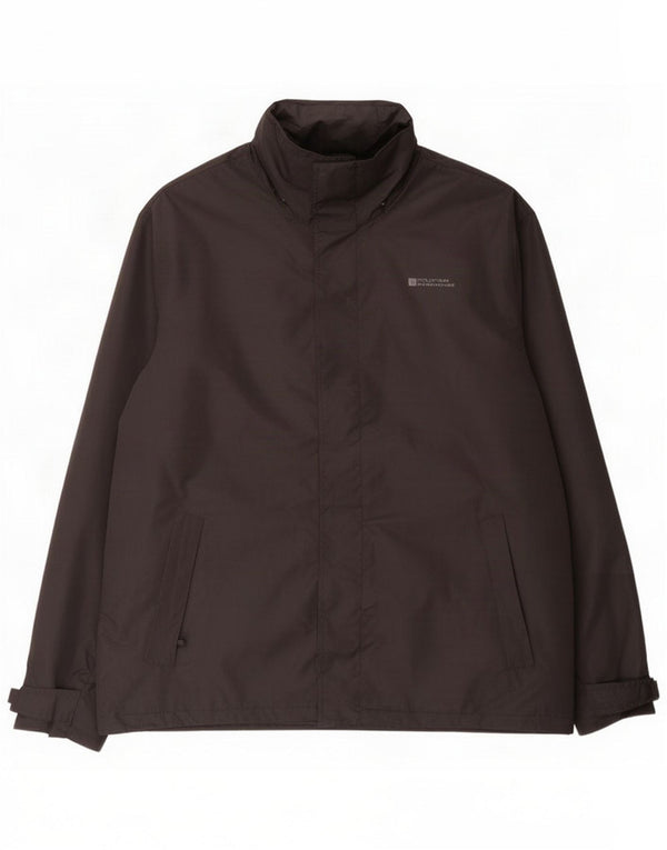 Mountain Warehouse Mens Rain Jacket UK 42 XL Poliéster Preto