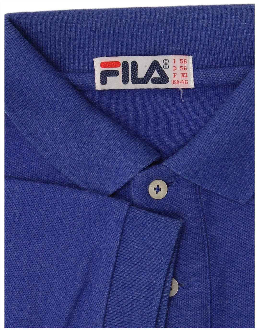 Camisa Polo Masculina Fila IT 56 2XL Azul
