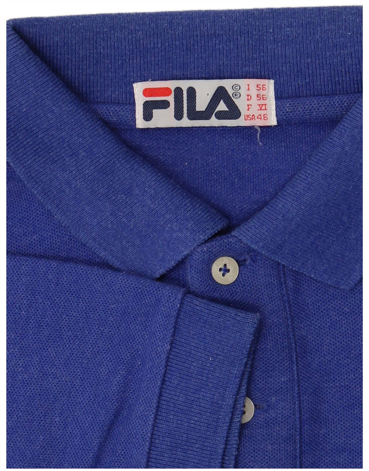 Camisa Polo Masculina Fila IT 56 2XL Azul