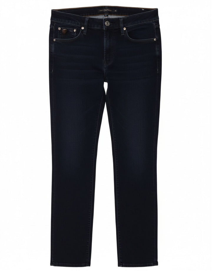 Eddie Bauer Jeans retos femininos US 10 grandes W30 L31 azul marinho
