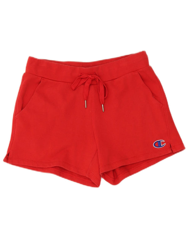 Shorts esportivos femininos Champion UK 10 pequenos vermelhos