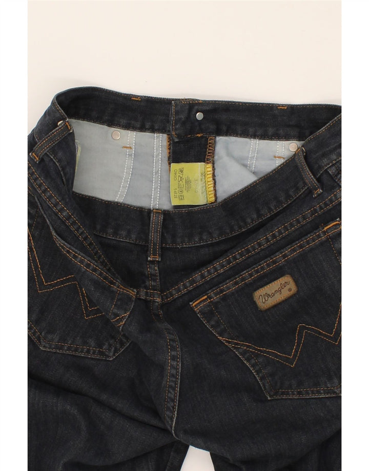 Jeans retos masculinos WRANGLER W32 L30 algodão azul marinho