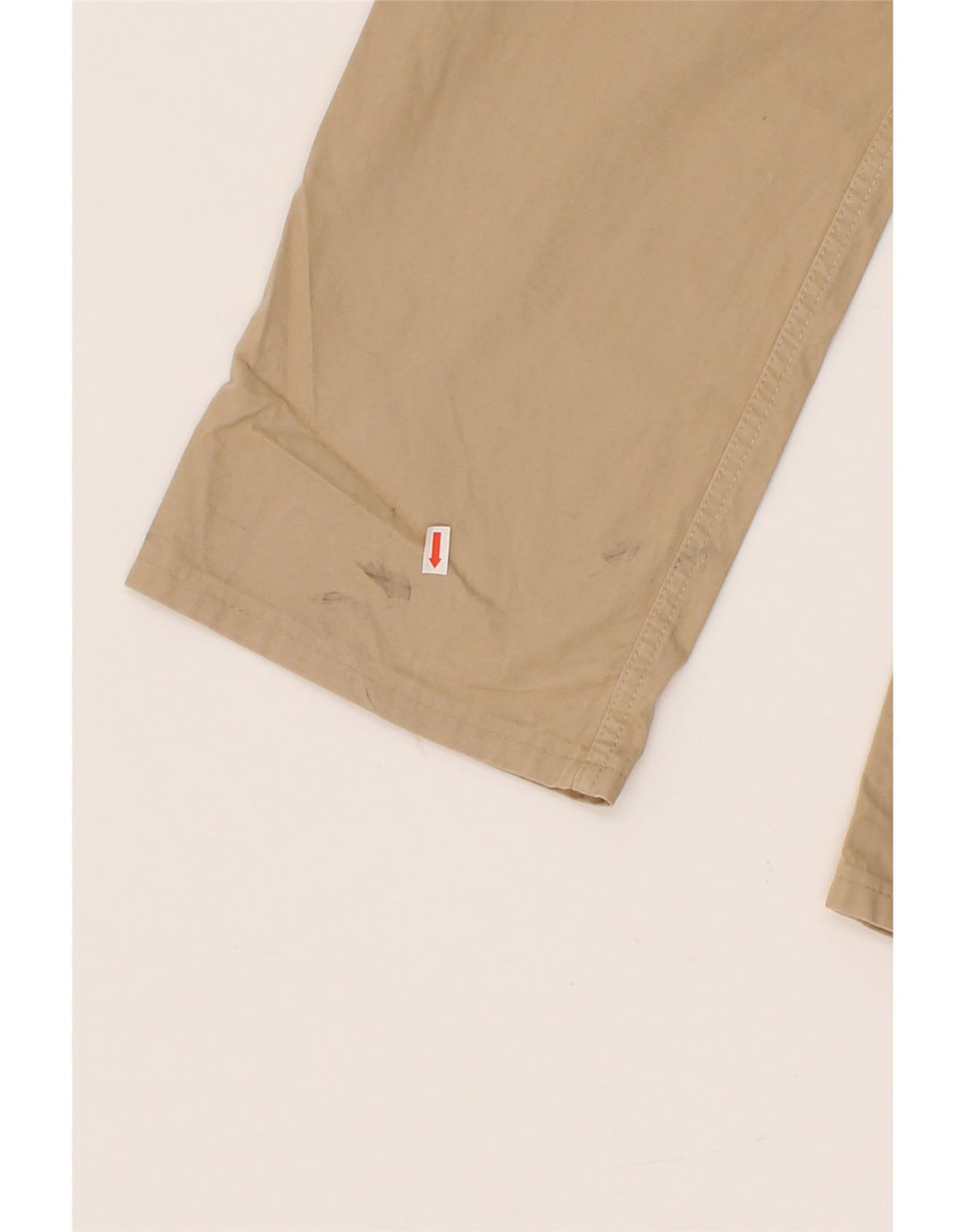 TOMMY HILFIGER Mens Straight Casual Trousers W32 L26 Beige Cotton Vintage Tommy Hilfiger and Second-Hand Tommy Hilfiger from Messina Hembry 