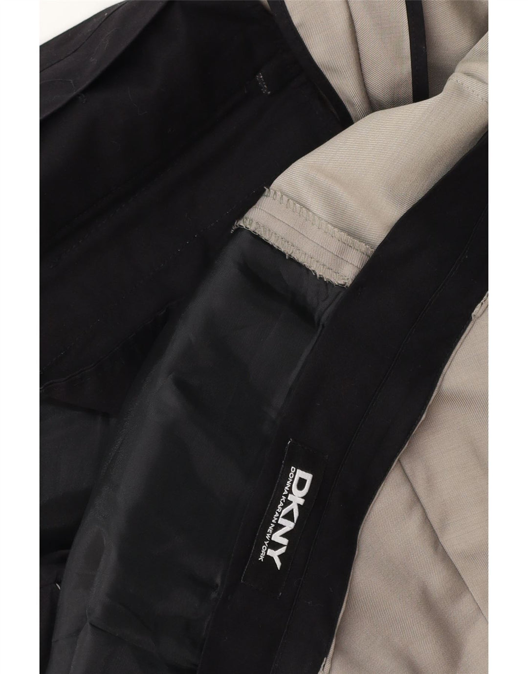 Calça masculina reta DKNY W36 L31 cinza
