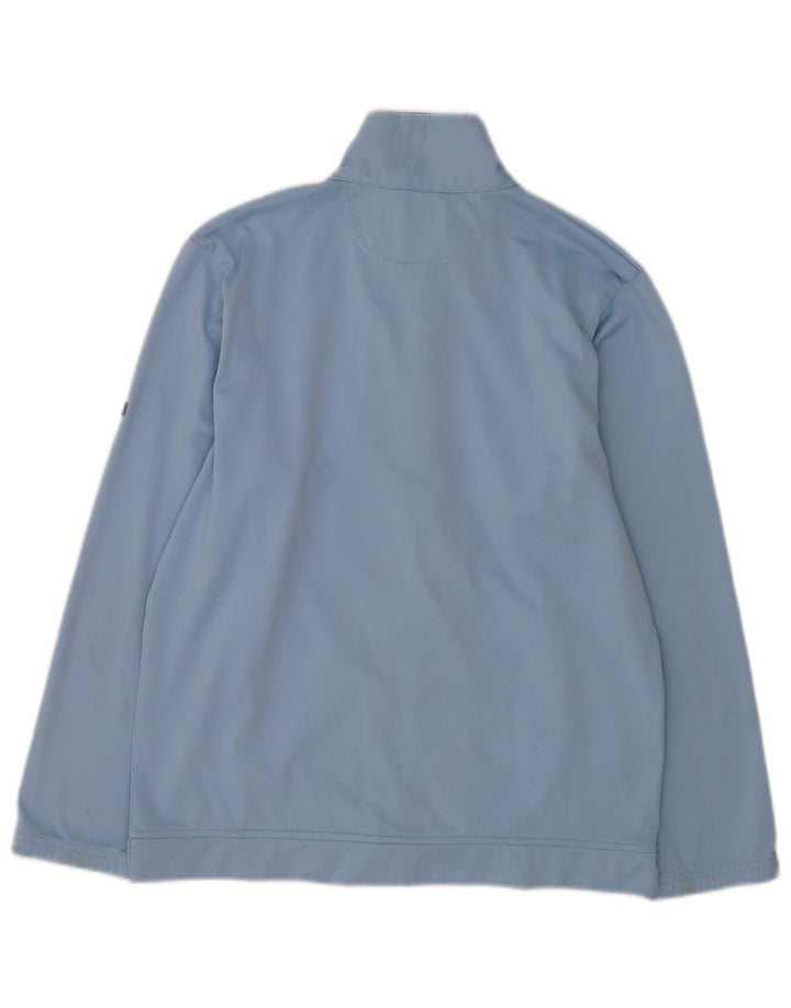 Champion Womens Oversized Tracksuit Top Jacket UK 10 Pequeno Azul