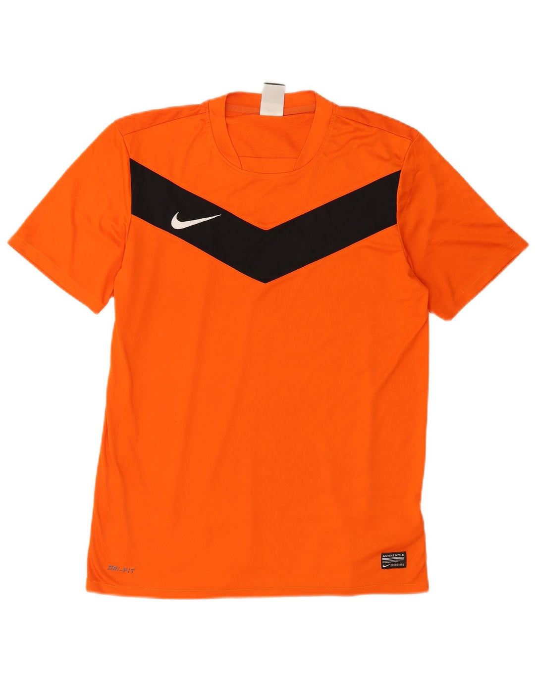 Camiseta masculina Nike Top médio laranja colorblock poliéster
