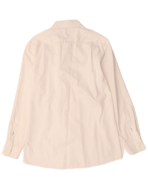 Camisa masculina Tommy Hilfiger Slim Fit tamanho 15 1/2 médio branco
