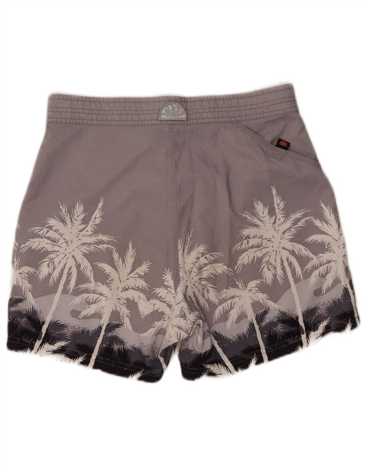 Sundek Mens Swimming Shorts Medium Grey Colourblock Polyester