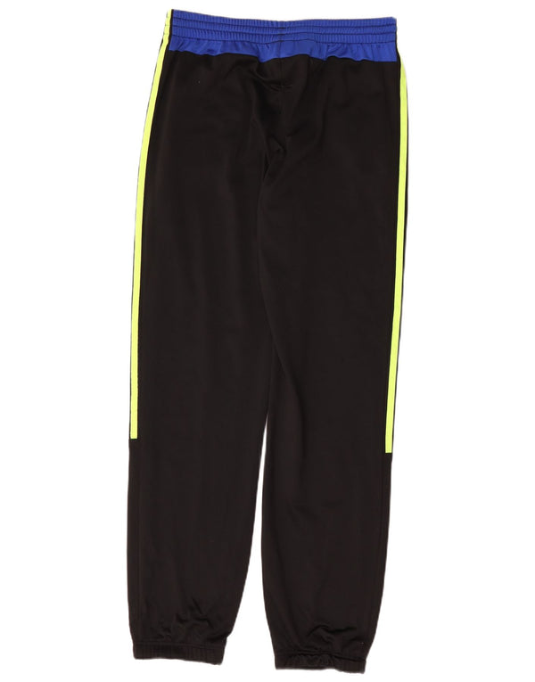 Adidas meninos calças de treino joggers 15-16 anos preto colorblock