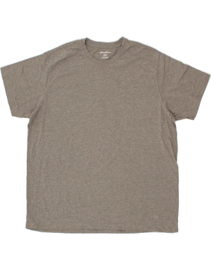 EDDIE BAUER Mens T-Shirt Top 2XL Grey Cotton Vintage Eddie Bauer and Second-Hand Eddie Bauer from Messina Hembry 