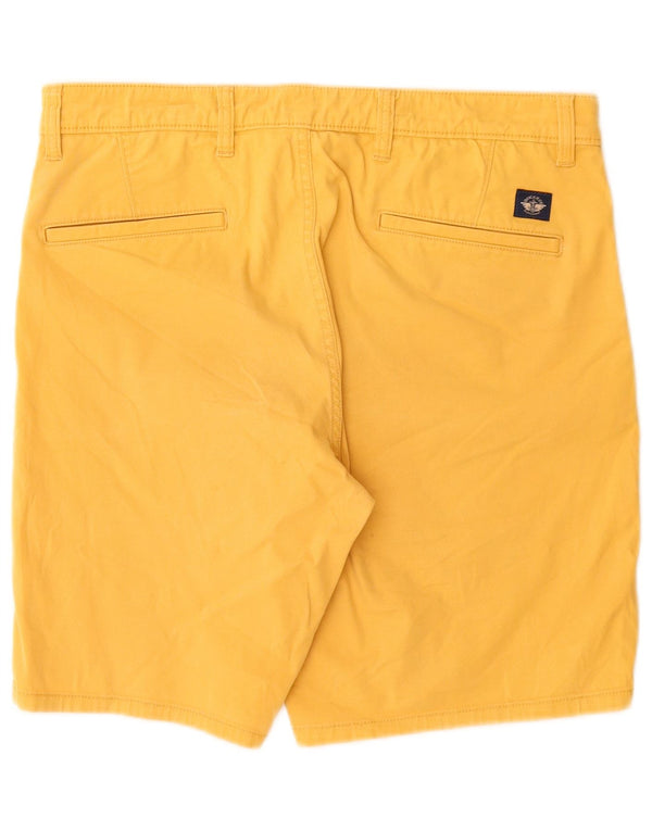 Dockers Mens Chino Shorts W31 Médio Algodão Amarelo