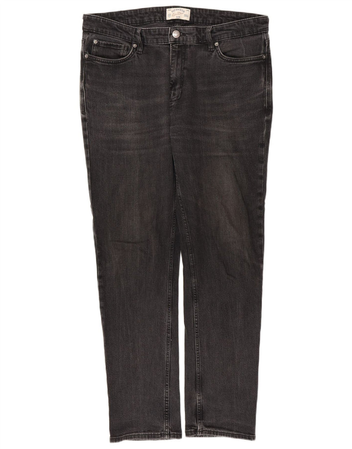 FAT FACE Mens Jeans Slim W36 L31 Algodão Cinza