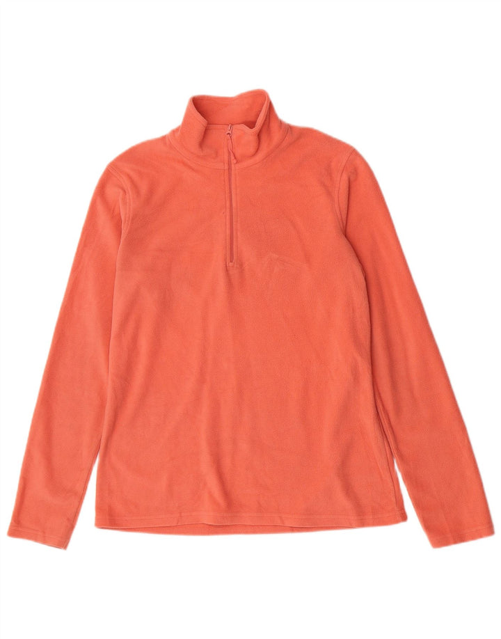 Suéter de lã feminino Mountain Warehouse com zíper e gola UK 14 rosa médio